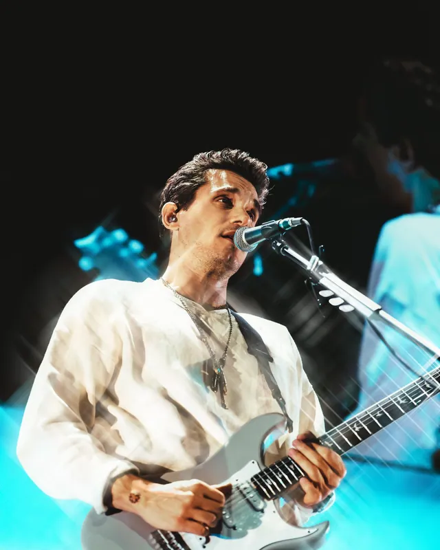John Mayer performing live