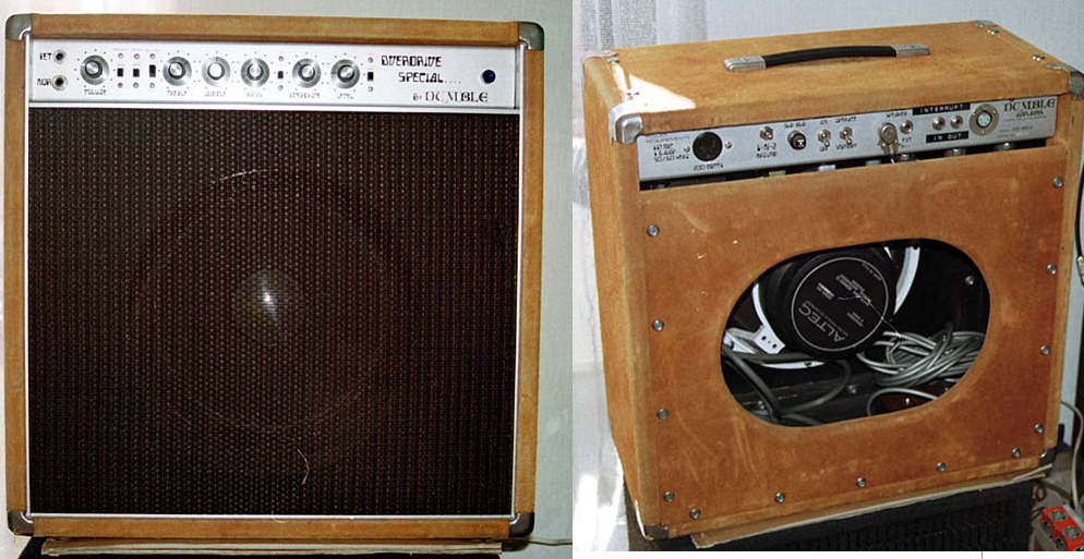 50-watt Dumble Overdrive Special combo, front and back