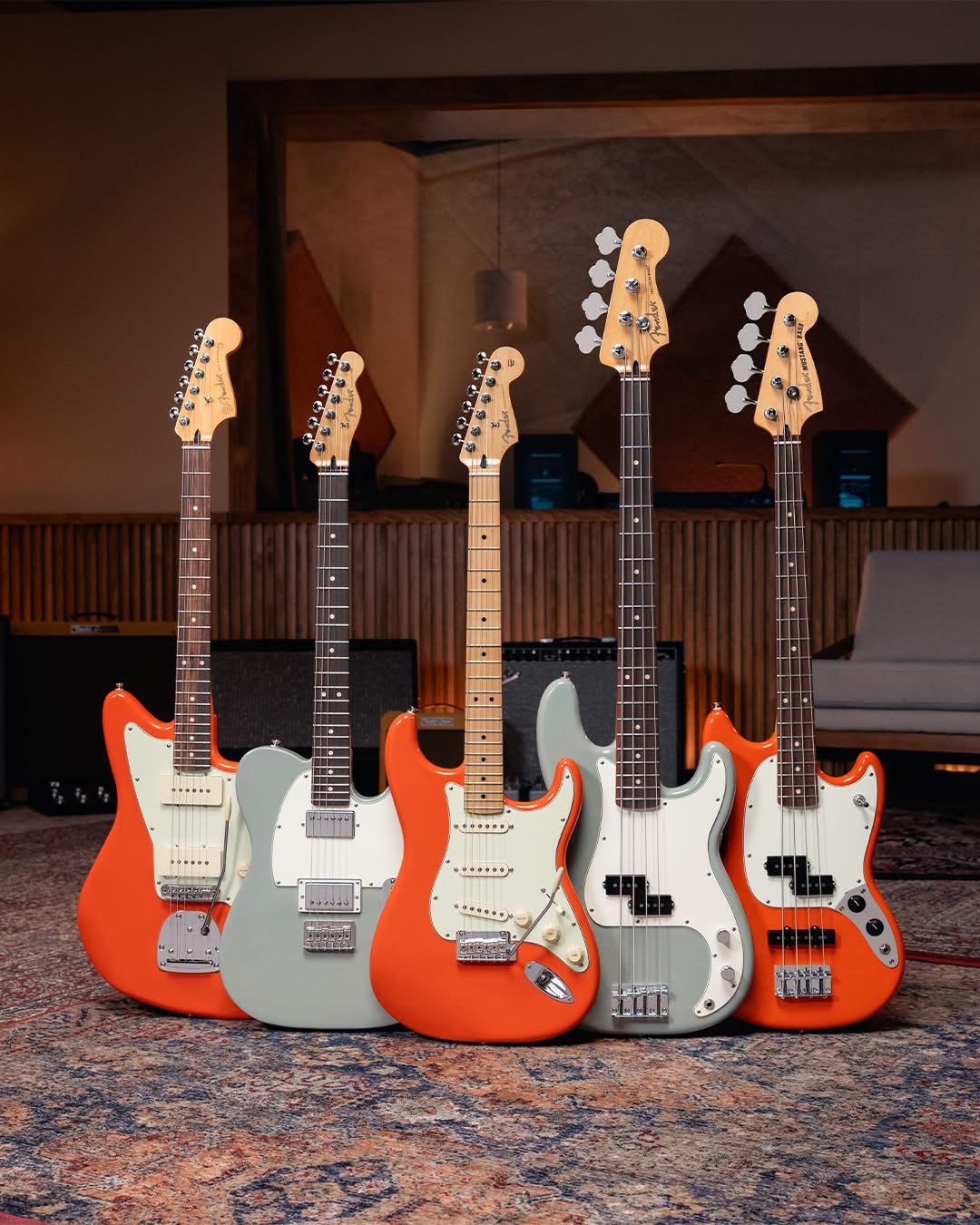 The new Player II lineup lined up in the studio