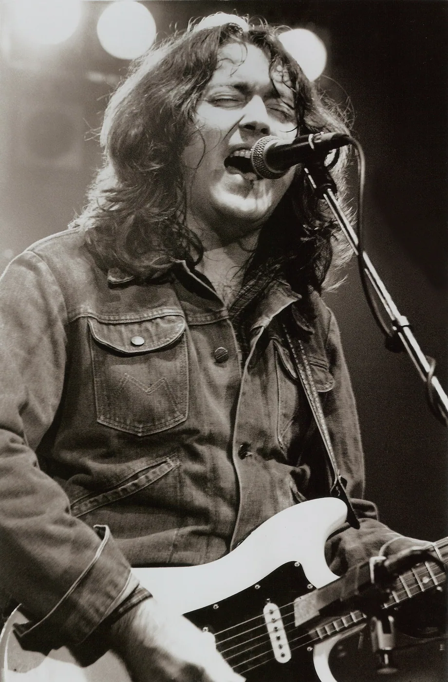 Rory Gallagher performing live