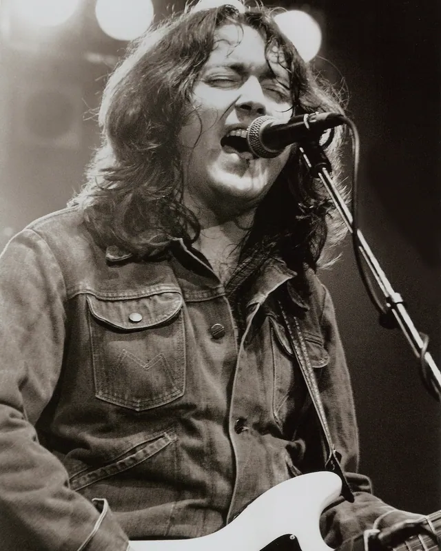 Rory Gallagher performing live