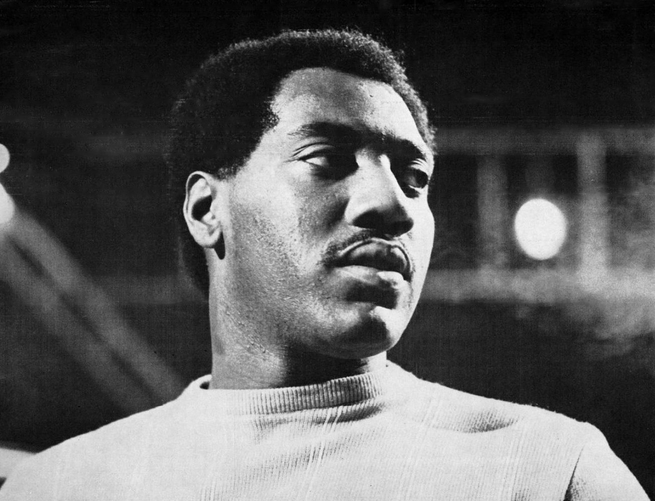 Otis Redding in a January 1967 Volt Records trade ad.