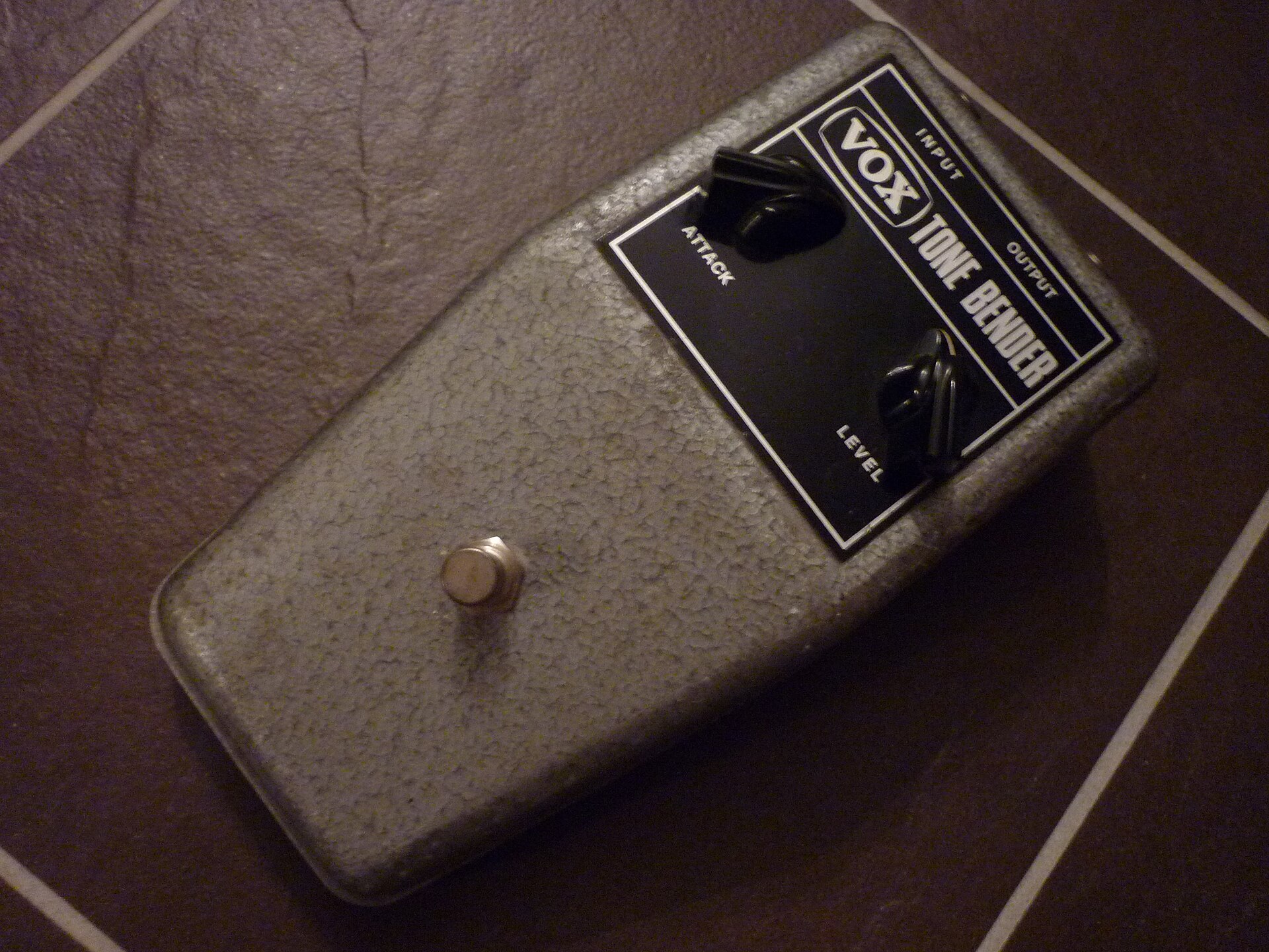 A 1966 Vox Tone Bender fuzz pedal