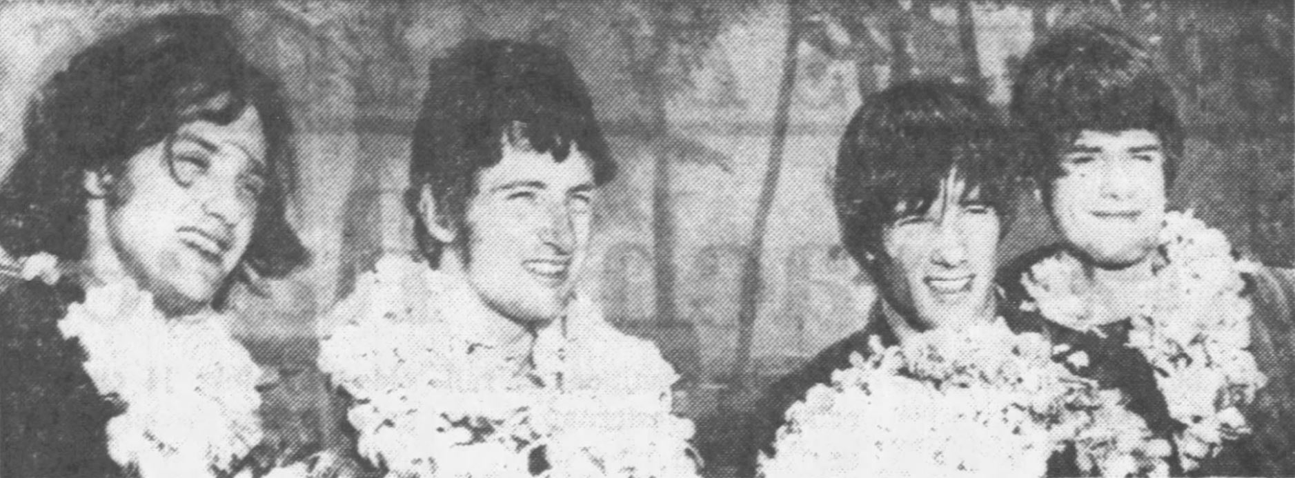 The Kinks arrive in Honolulu during their 1965 U.S. tour