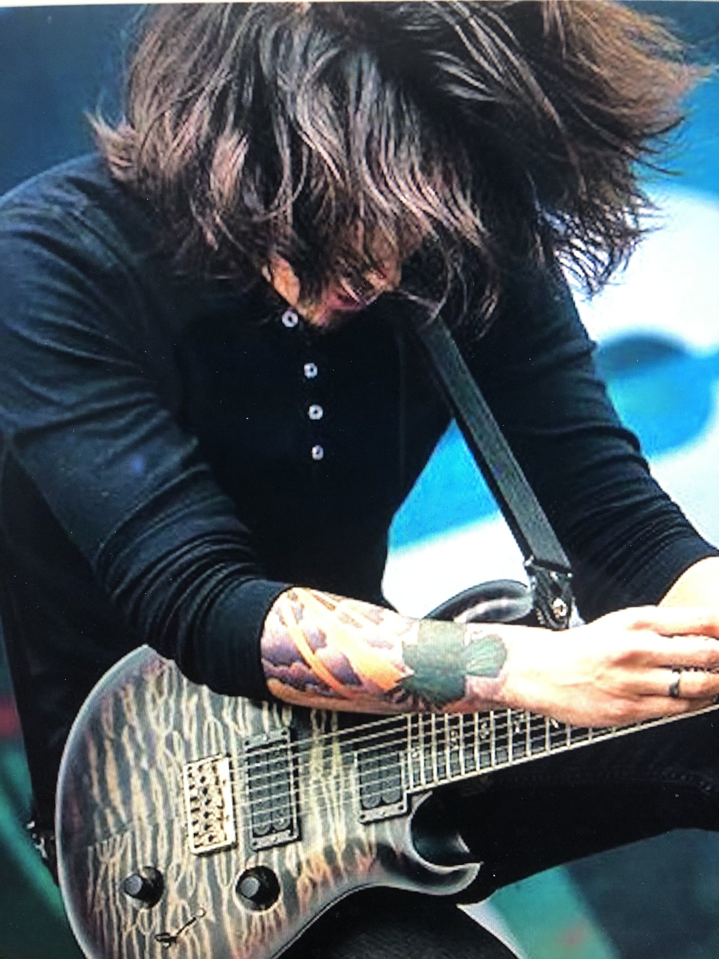 Mark Holcomb performing with Periphery