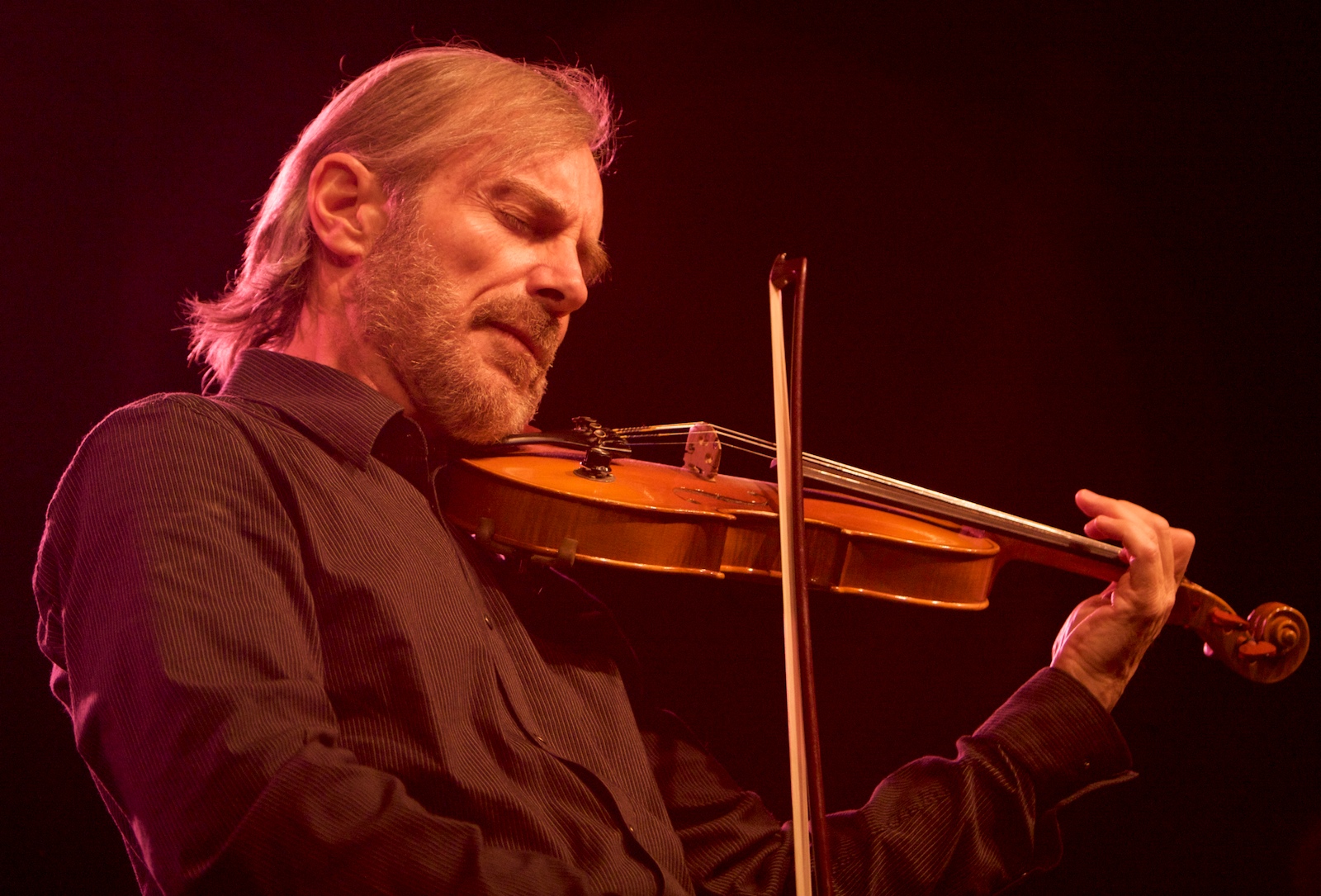 Jean-Luc Ponty at the Nice Jazz Festival in 2008. Gambale toured with the violinist in the summer of 1986.