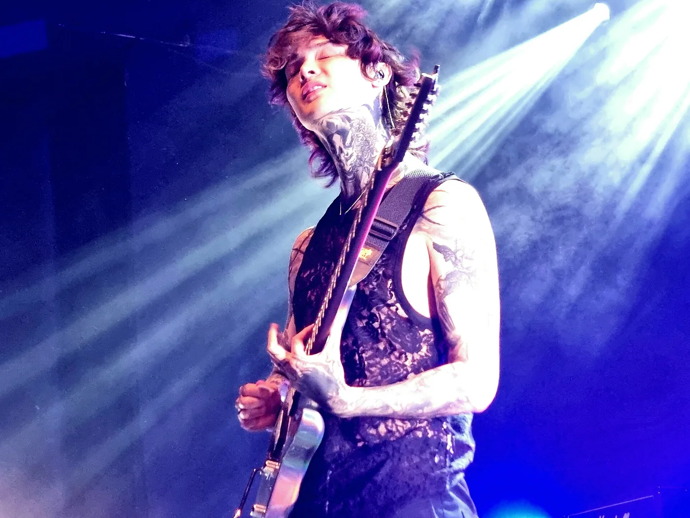 Tim Henson performing live