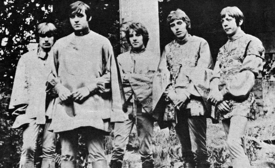 Procol Harum in a black-and-white 1967 publicity photograph