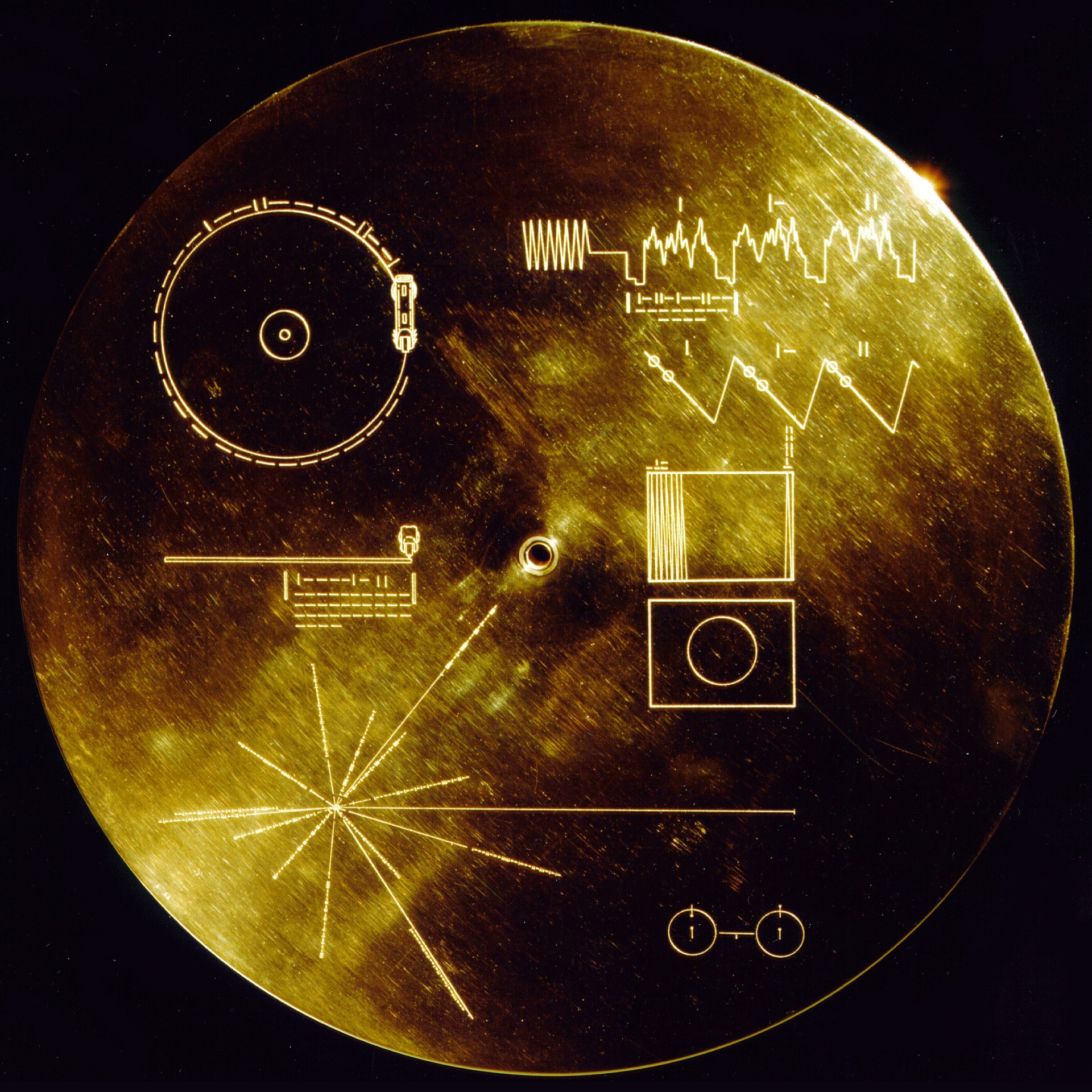 Cover of the 1977 Voyager Golden Record