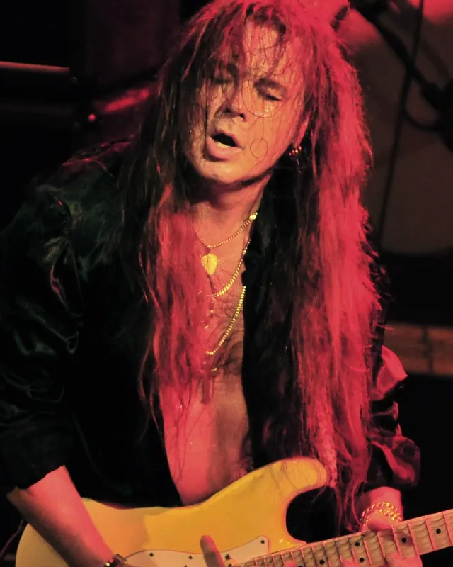 Yngwie Malmsteen performing live