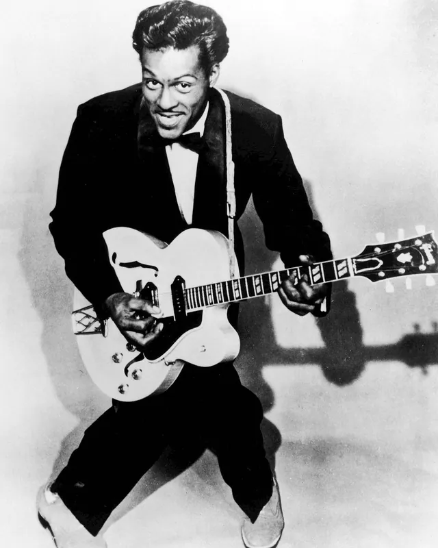 Chuck Berry performing live