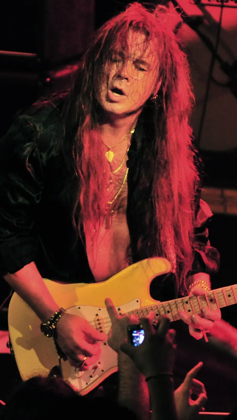 Yngwie Malmsteen performing live