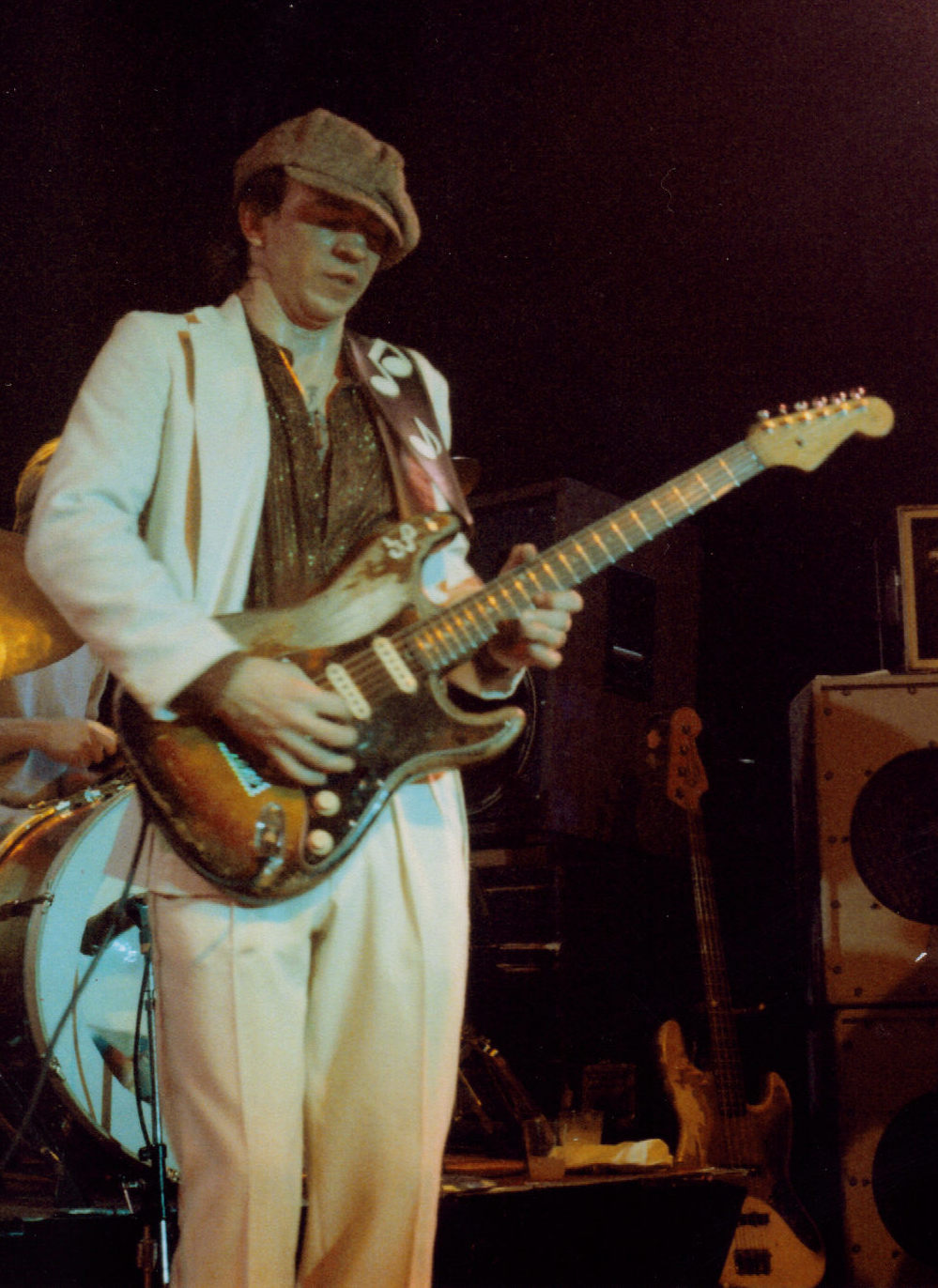 Stevie Ray Vaughan at the Ritz Theater in Austin, March 1983, months after cutting Texas Flood.