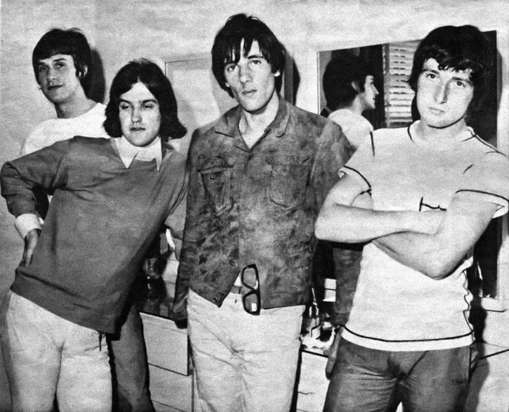 The Kinks in a June 1965 KRLA Beat group photo