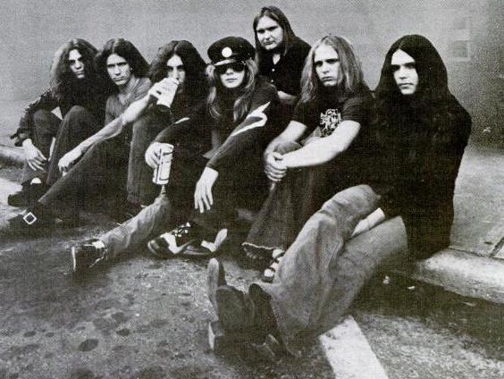 Lynyrd Skynyrd in a 1973 MCA trade ad