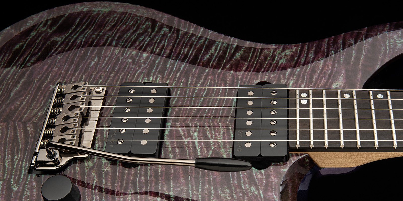 PRS two-point tremolo with brass saddles on Tekton T