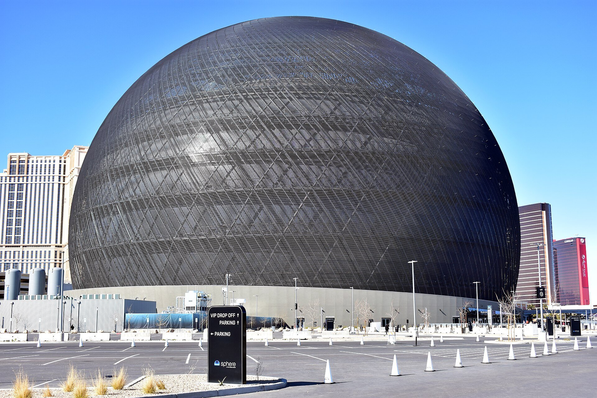 The Sphere in Las Vegas, where Metallica's residency runs through March 2027. Photographed in January 2024.