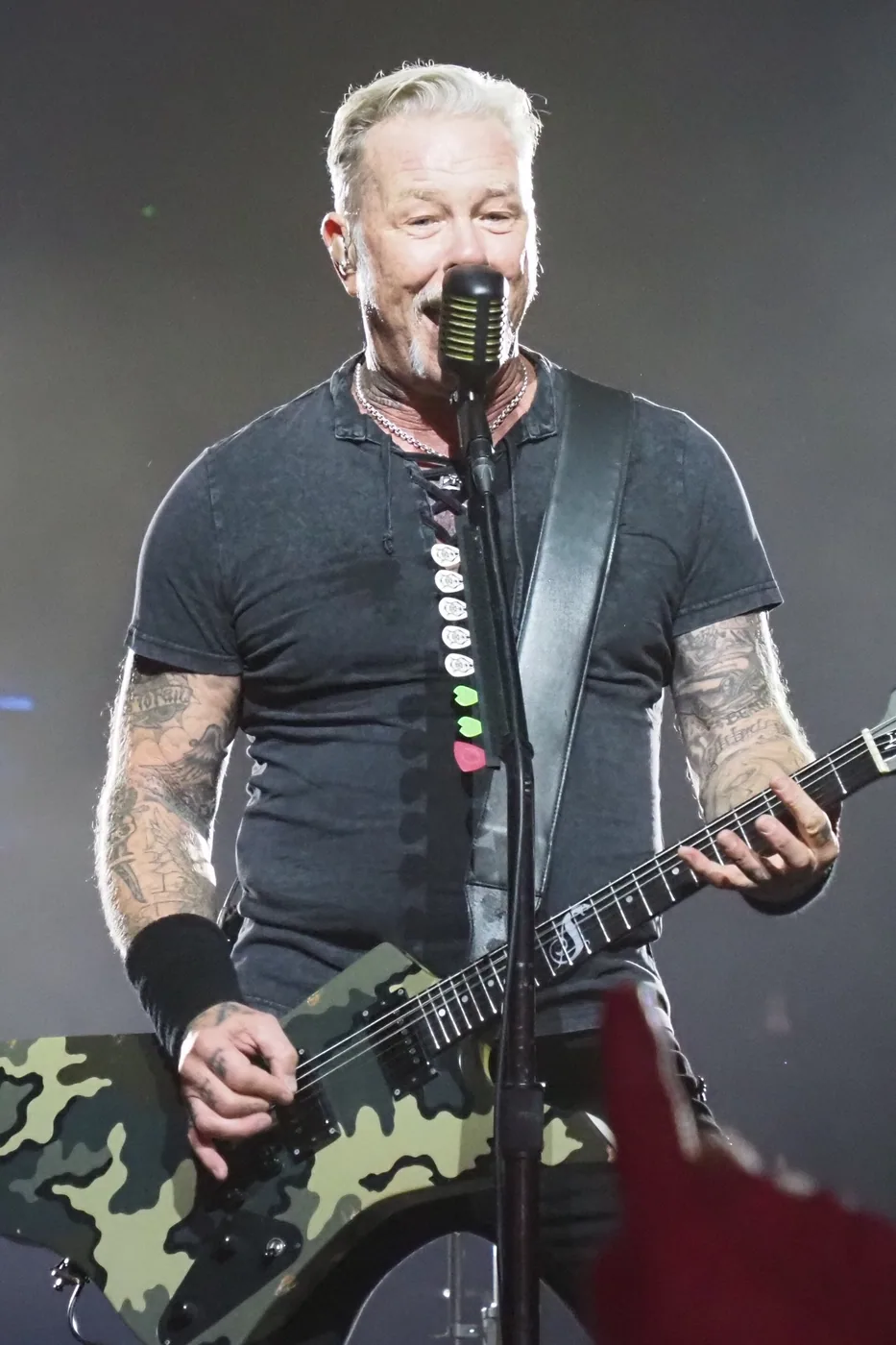 James Hetfield performing live