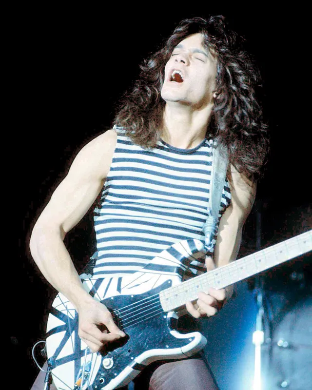 Eddie Van Halen performing live