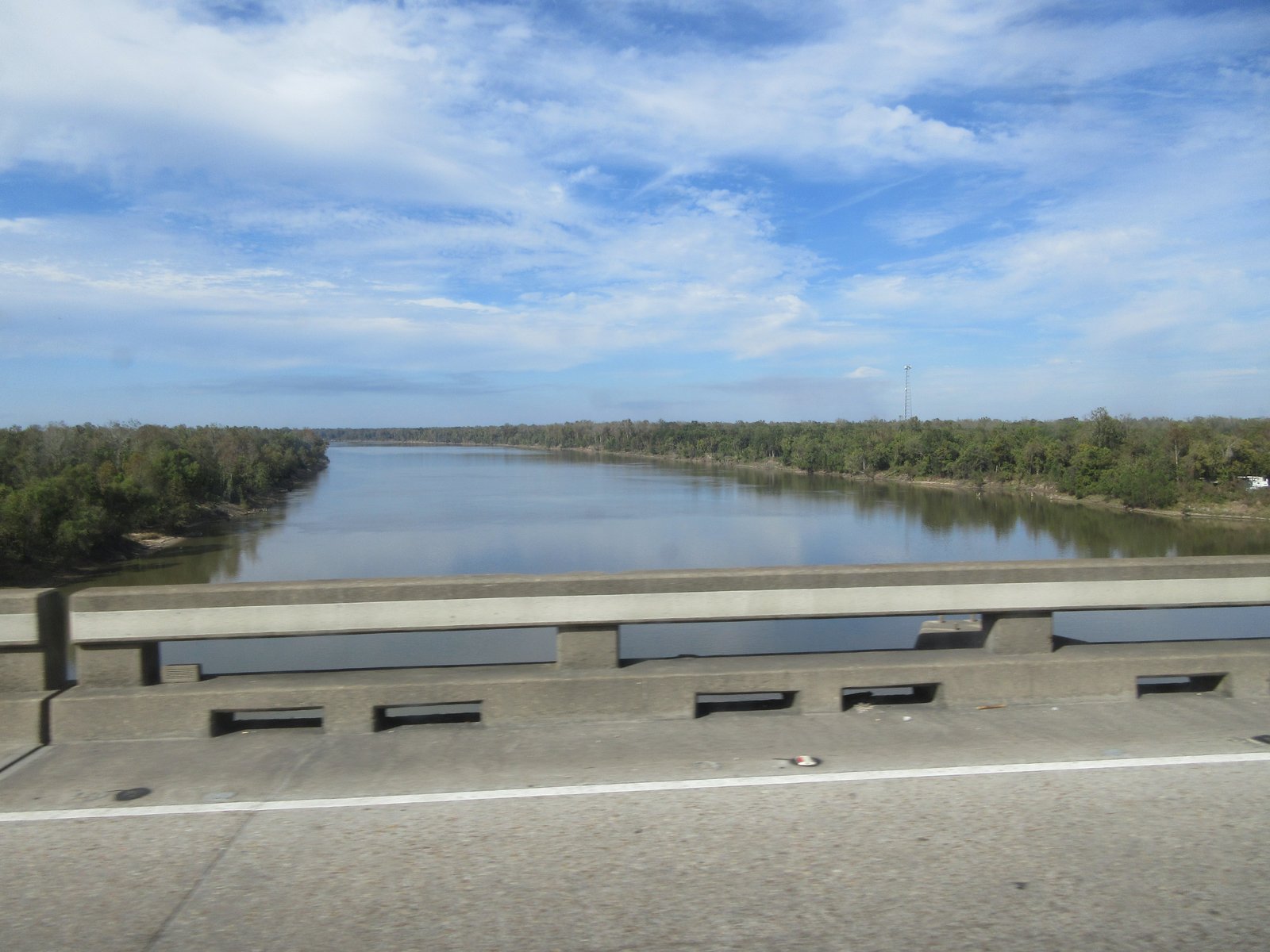 Interstate 10 crossing the Atchafalaya Basin into St. Martin Parish, Louisiana
