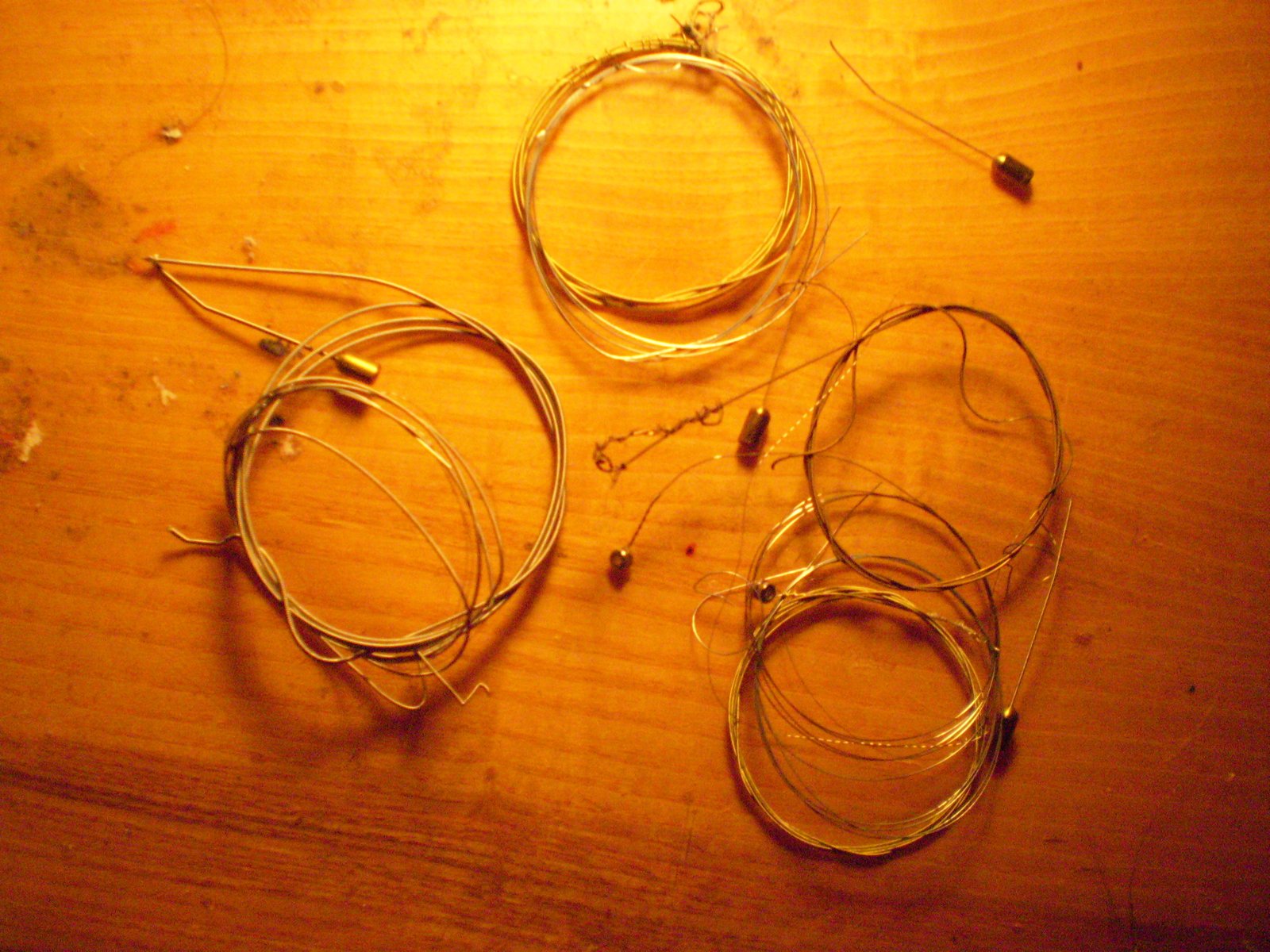 Old, broken strings. A set that has been on a guitar for months is far more likely to fail on a hard bend.